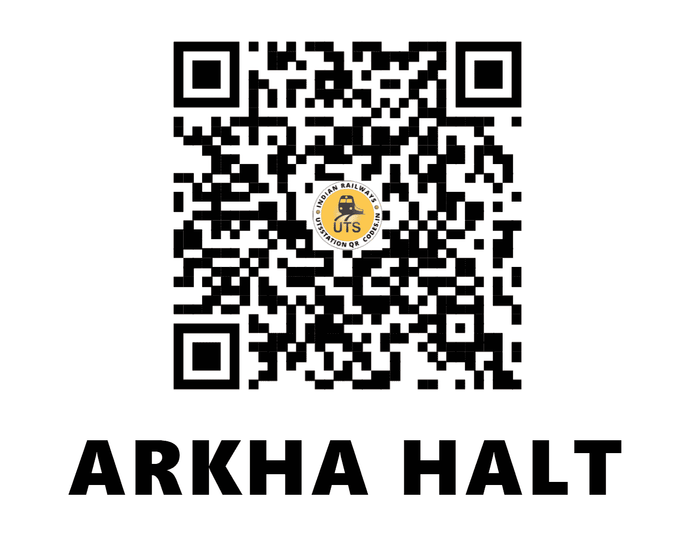 UTS QR Code for ARKHA HALT - ARKA (NR - UTTAR PRADESH)
